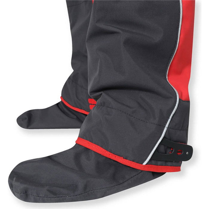 2024 Nookie Charger Kayak Drysuit Charcoal Grey Red DR10